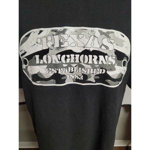 Footlocker Exclusive Black Short Sleeve T Shirt Size L Texas Longhorns